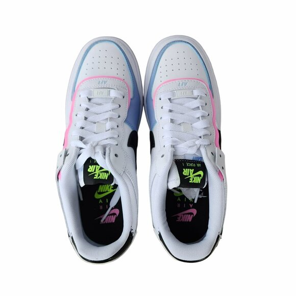 ❤️Nike Air Force 1 AF1 Shadow Sz 11 Women's Shoes White Blue Sneaker FJ0735-100 - Picture 6 of 12